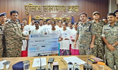 Nine women among 22 Maoists surrender in Chhattisgarh's Sukma