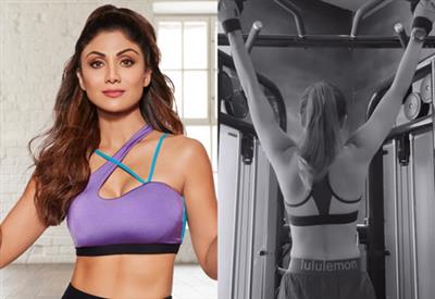 Shilpa Shetty shows strength and discipline with her Monday pull-ups routine
