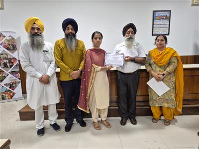 FIVE DAYS WORKSHOP ON MANAGING EMOTIONAL REGULATION FOR ACADEMIC SUCCESS CONCLUDES AT SRI GURU GRANTH SAHIB WORLD UNIVERSITY 