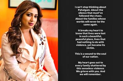 Shreya Ghoshal shares her anger on the Pahalgam attack: This is a wound to the soul of our nation