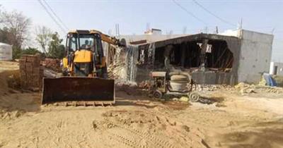 DTCP demolishes ten illegal colonies in Gurugram’s Sohna block
