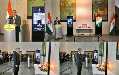 Indian Embassy in Berlin pays tribute to Pahalgam terror attack victims