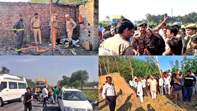 Massive explosion in firecracker factory kills several in Saharanpur’s Deoband
