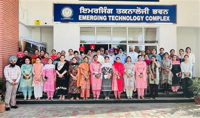Five-Day Workshop on Quality E-Content Development for Learning Management System at Sri Guru Granth Sahib World University 