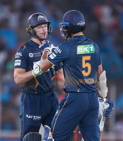 IPL 2025: Gill, Buttler fifties power GT to 224/6 against SRH