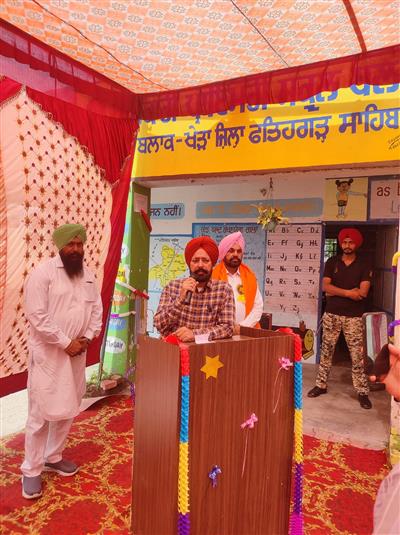 ਵਿਧਾਇਕ ਲਖਬੀਰ ਸਿੰਘ ਰਾਏ ਨੇ 07 ਸਰਕਾਰੀ ਸਕੂਲਾਂ ਵਿੱਚ 86.46 ਲੱਖ ਦੀ ਲਾਗਤ ਨਾਲ ਹੋਏ ਵਿਕਾਸ ਕਾਰਜਾਂ ਦਾ ਕੀਤਾ ਉਦਘਾਟਨ