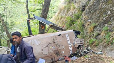 उत्तराखंड में हेलीकॉप्टर दुर्घटनाग्रस्त होने से पांच लोगों की मौत