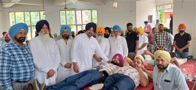 ਸਾਬਕਾ ਵਿਧਾਇਕ ਕਿਰਪਾਲ ਸਿੰਘ ਲਿਬੜਾ ਦੀ ਯਾਦ ਵਿੱਚ ਲਗਾਇਆ ਗਿਆ ਖੂਨਦਾਨ ਅਤੇ ਅੱਖਾਂ ਦਾ ਚੈੱਕਅਪ ਕੈਂਪ 