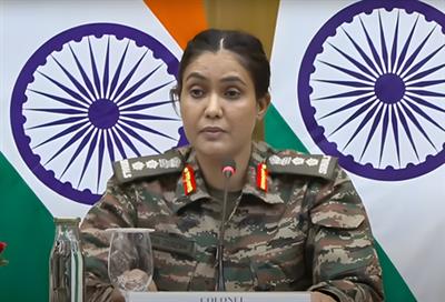 पाकिस्तान ने कल रात भारतीय सैन्य ठिकानों पर हमला करने की कोशिश की, लेकिन नाकाम कर दिया गया: महिला अधिकारियों ने राष्ट्र को बताया