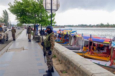 Missile-like object falls into Srinagar's Dal Lake, drone shot down over Srinagar airfield