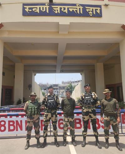 संघर्ष विराम समझौते के चार दिन बाद पाकिस्तान ने बीएसएफ जवान को भारत वापस भेजा