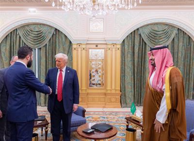 Trump meets Syria's Ahmed al-Sharaa in Riyadh