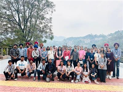Department of Biotechnology, Sri Guru Granth Sahib World University Organized Educational Visit to ICAR-Directorate of Mushroom Research, Solan