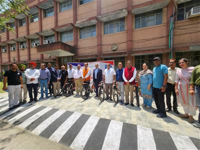 एनएचपीसी लिमिटेड द्वारा CSR के अंतर्गत प्रदान किए गए “Smart CycleOne Bicycle Sharing System” का हुआ शुभारंभ