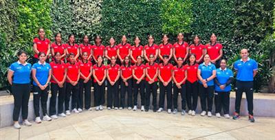 Indian jr. women’s hockey team team leaves for Four Nations Tournament in Argentina