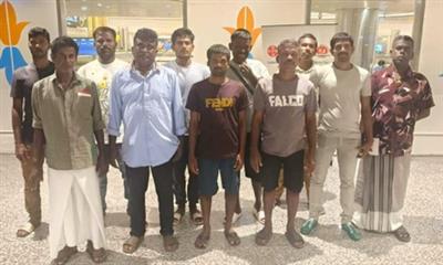 11 Tamil Nadu fishermen return home after release from Sri Lankan custody