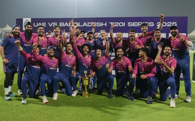 Skipper Waseem hails team spirit as UAE clinch T20I series against Bangladesh