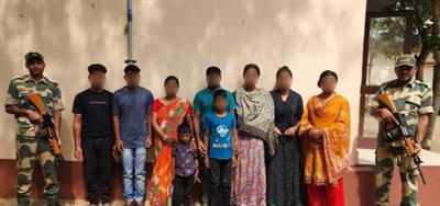 16 Bangladesh nationals, five Indians held in Tripura for illegally border crossing