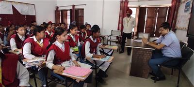 IAS Officer Rahul Bhandari visits School of Eminence Khamano