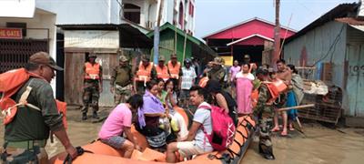 Op Jal Rahat-2: Army rescues over 2,500 flood-hit people in Manipur