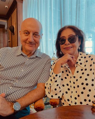 Anupam Kher wishes wife Kirron on birthday, calls her ‘beautiful & an original piece of life’