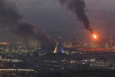 Iranian strike shuts down Israel's largest oil refinery