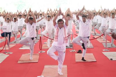 Guvs, CMs and political leaders join Yoga Day celebrations in Northeast
