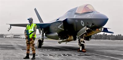 Two weeks on, stranded British F-35B jet becomes butt of jokes as engineers' arrival awaited