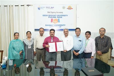 Desh Bhagat University Signs Historic MoUs with Shobhit University, Gangoh