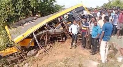 Train rams into Tamil Nadu school van: Two students die, railway gatekeeper suspended