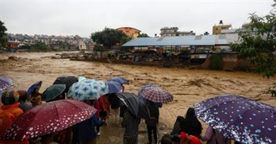 Flash floods hit Nepal-China border, 18 missing