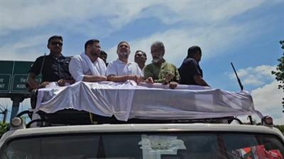 बिहार बंद: राहुल गांधी और तेजस्वी ने विरोध मार्च का नेतृत्व किया; राज्य भर में सड़क और रेल यातायात प्रभावित