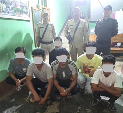 Six Arambai Tenggol members among 12 militants held in Manipur, arms recovered