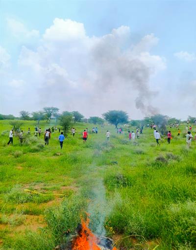 राजस्थान के चुरू में भारतीय वायुसेना का जगुआर लड़ाकू विमान दुर्घटनाग्रस्त, दो लोगों की मौत