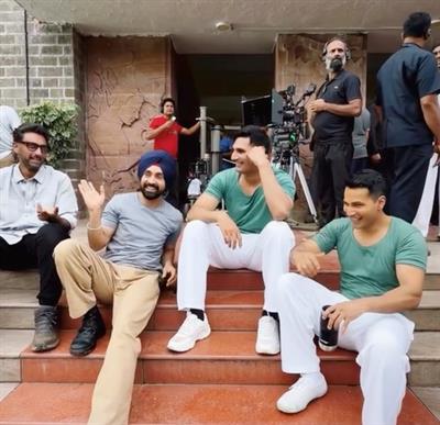 Diljit Dosanjh enjoys another day of 'Border 2' shoot with Varun Dhawan & Ahaan Shetty