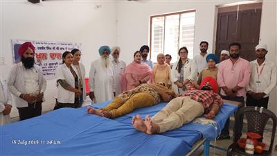 ਖੂਨਦਾਨ ਕਰਨਾ ਮਨੁੱਖਤਾ ਦੀ ਸਭ ਤੋਂ ਵੱਡੀ ਸੇਵਾ : ਡਾ. ਦਵਿੰਦਰਜੀਤ ਕੌਰ 