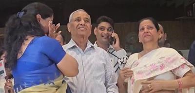 Shubhanshu Shukla returns from space, his family overwhelmed with emotion