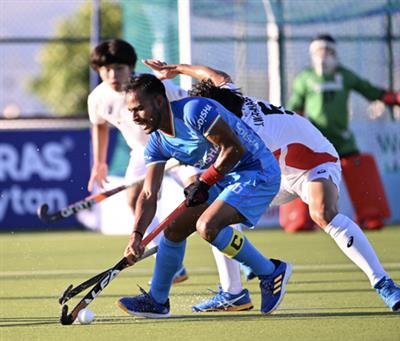 India A men’s hockey team lose close 2-3 match against England