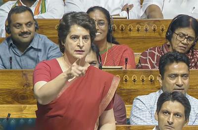 Under HM Shah the Pahalgam terror attack happened, but where is accountability: Priyanka Gandhi