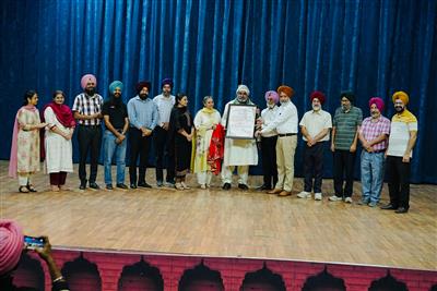 Renowned Actor Hobby Dhaliwal Shares His Life Journey with Students on the Concluding Day of Orientation Program at BBSBEC