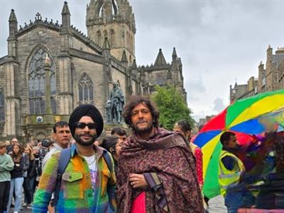 चंकी पांडे का कहना है कि 'सन ऑफ़ सरदार 2' की शूटिंग के दौरान उन्हें खूब हँसी आई।