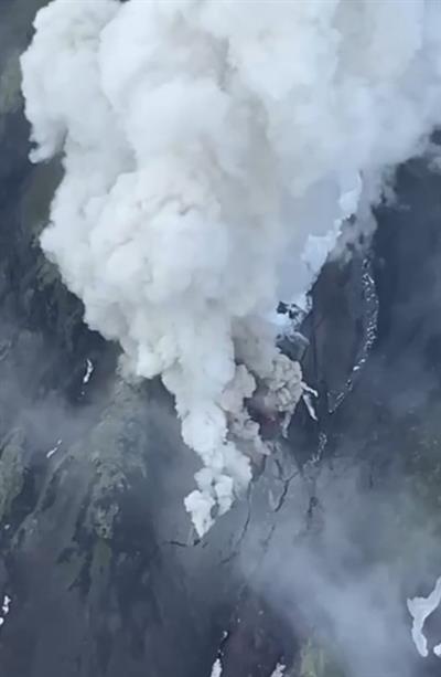 Russian volcano sends ash plume kilometres high in Kamchatka