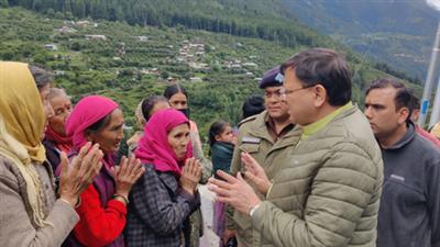 Uttarakhand cloudburst: CM Dhami meets affected families, assures all possible assistance