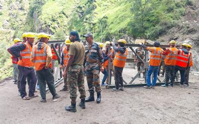 Uttarakhand cloudburst: BRO working overtime to reconnect Rishikesh-Gangotri road