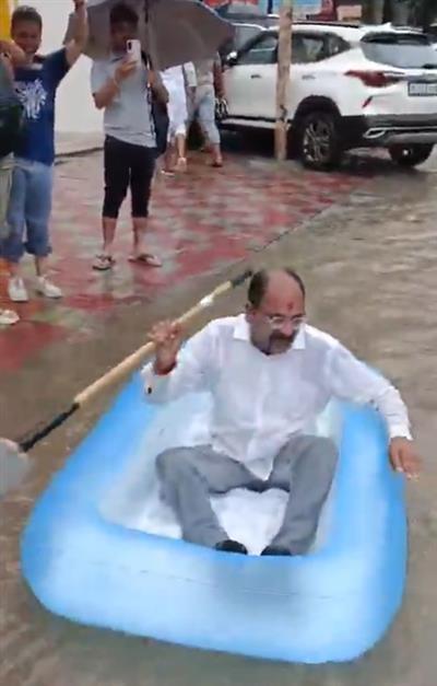 Is this proper management: AAP slams Delhi govt over waterlogging, traffic snarls after rain