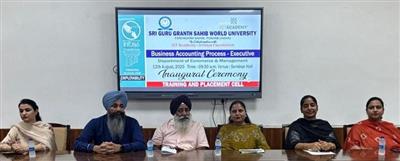 Sri Guru Granth Sahib World University Launches ICT Academy-Infosys Foundation Training to Power Careers in Business Accounting