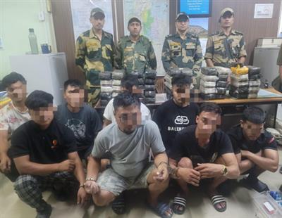 सुरक्षा बलों ने मिज़ोरम और त्रिपुरा में 77 करोड़ रुपये मूल्य की नशीली दवाएँ ज़ब्त कीं; 12 लोग गिरफ्तार