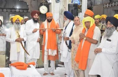 हरियाणा के मुख्यमंत्री सैनी ने गुरुद्वारा श्री नाडा साहिब का दर्शन किया