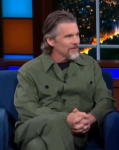 Ethan Hawke talks about why falling in love on set is 'dangerous'