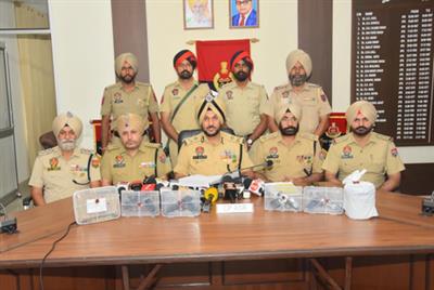 Three held for cross-border arms smuggling in Punjab